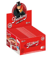 Smoking RED - KS Slim - 50 Hefte je 33 Blatt