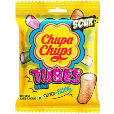 Chupa Chups  Mini Sour Tubes 120 g